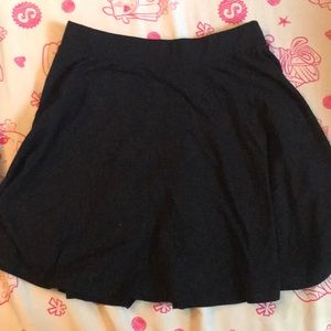 Black skater skirt